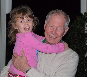 Chris Bader and his youngest granddaughter