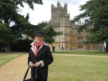 Sara Joe at Downton Abbey